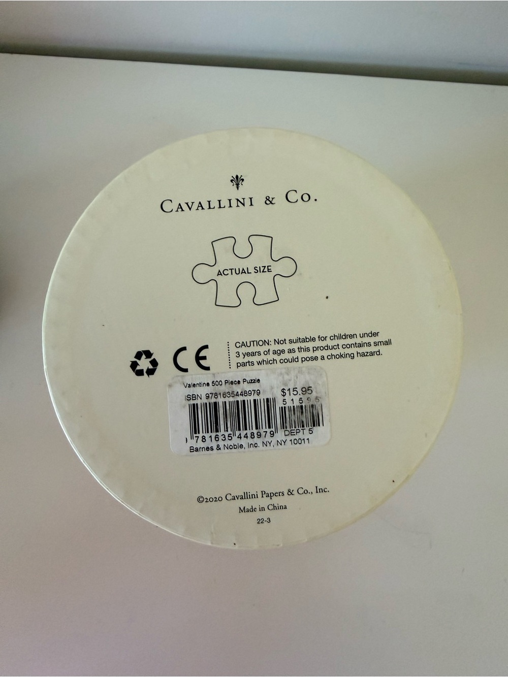 Cavallini & Co. Vintage Puzzle - Valentine (Red) - Picture 3 of 3